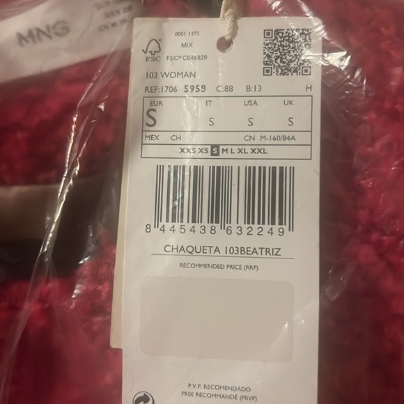 Mango Tweed jacket with jewel buttons - Picture 6 of 6